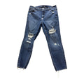 Old Navy 16 Blue Rockstar Super Skinny Extra High Rise Womens Jeans Casual Boho