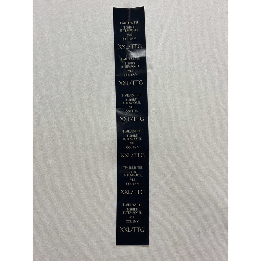 Banana Republic Women's White V-Neck Tee Size XXL, photo 10 of 13