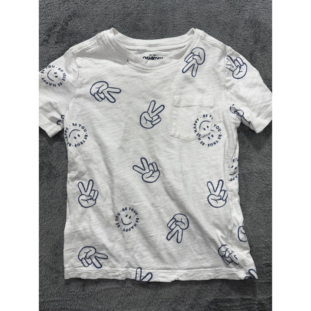 OshKosh B'gosh Carter's Boys 6 4 Piece Bundle Sweater Tops Brown Navy White