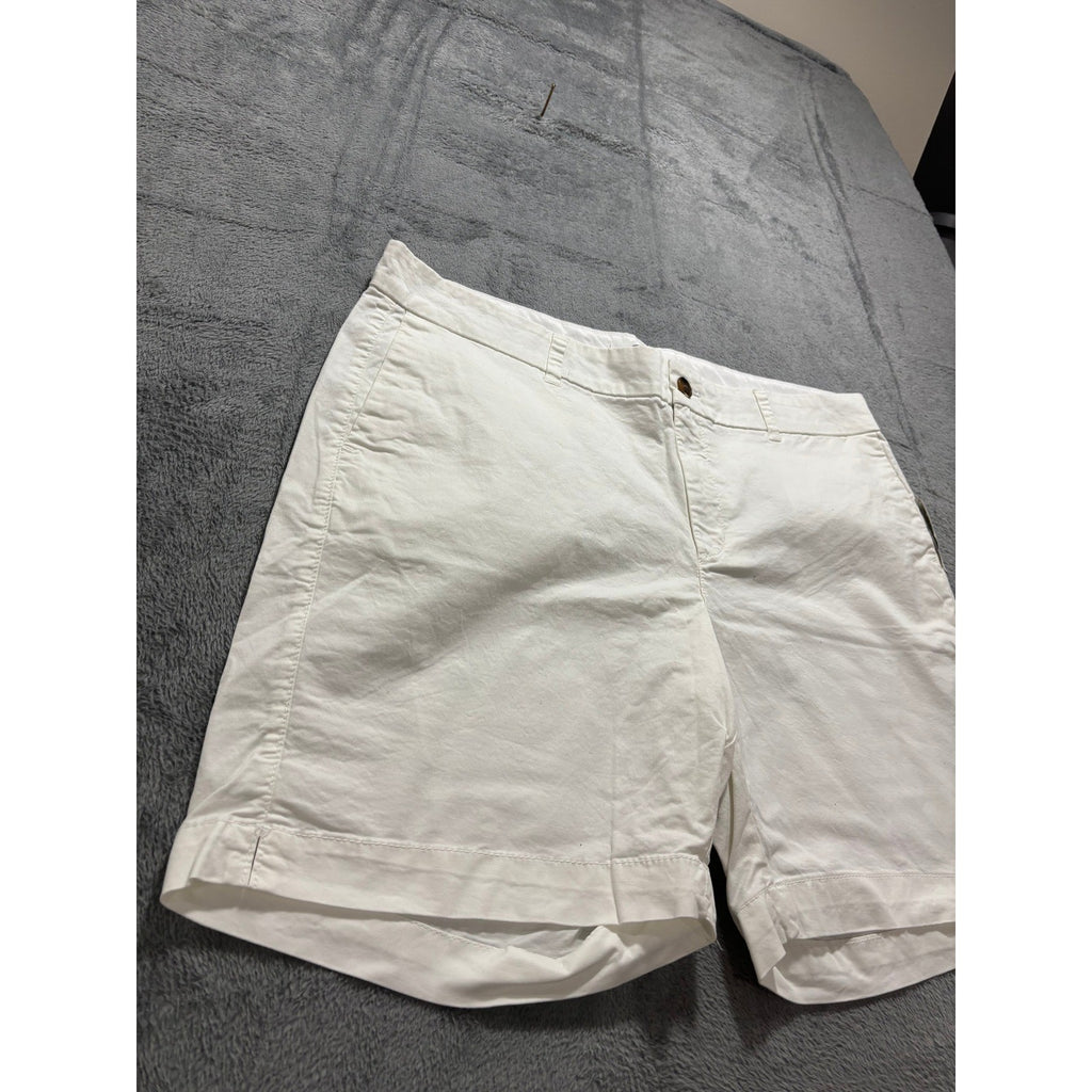 Old Navy 16 White Everyday Short Womens Casual Coastal Chino Shorts
