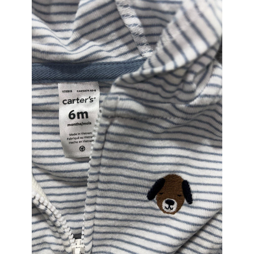 Carter's Baby Boy 6M 6 Piece Bundle Sleeper Hoodie Romper Shorts Tee Pants
