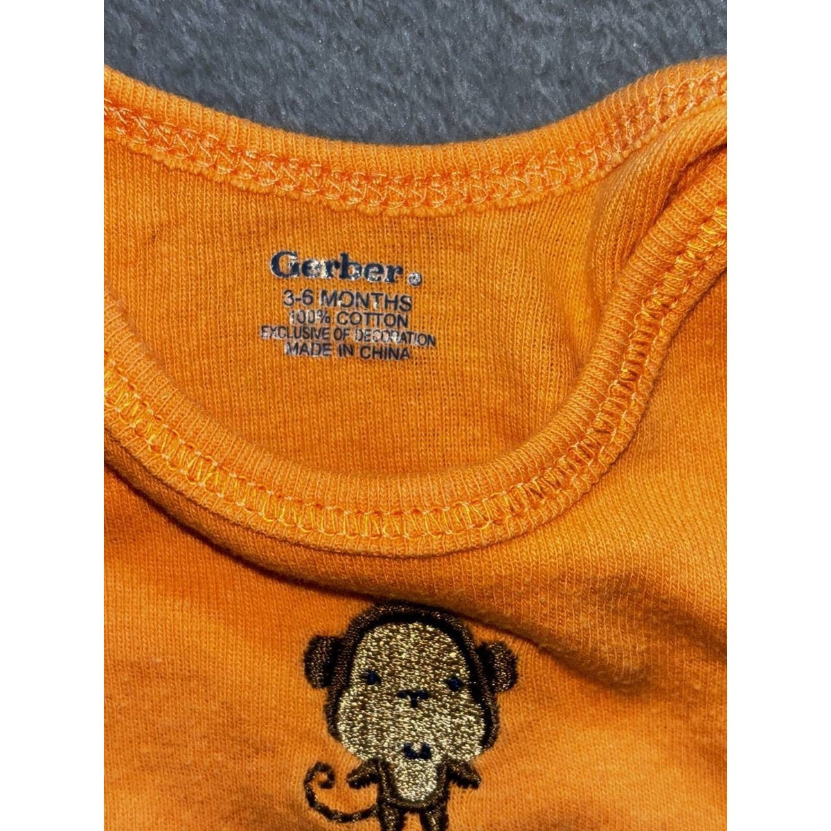 Baby Boy Blue Orange Clothes Lot 6 Pieces 3-6M, photo 20 of 23