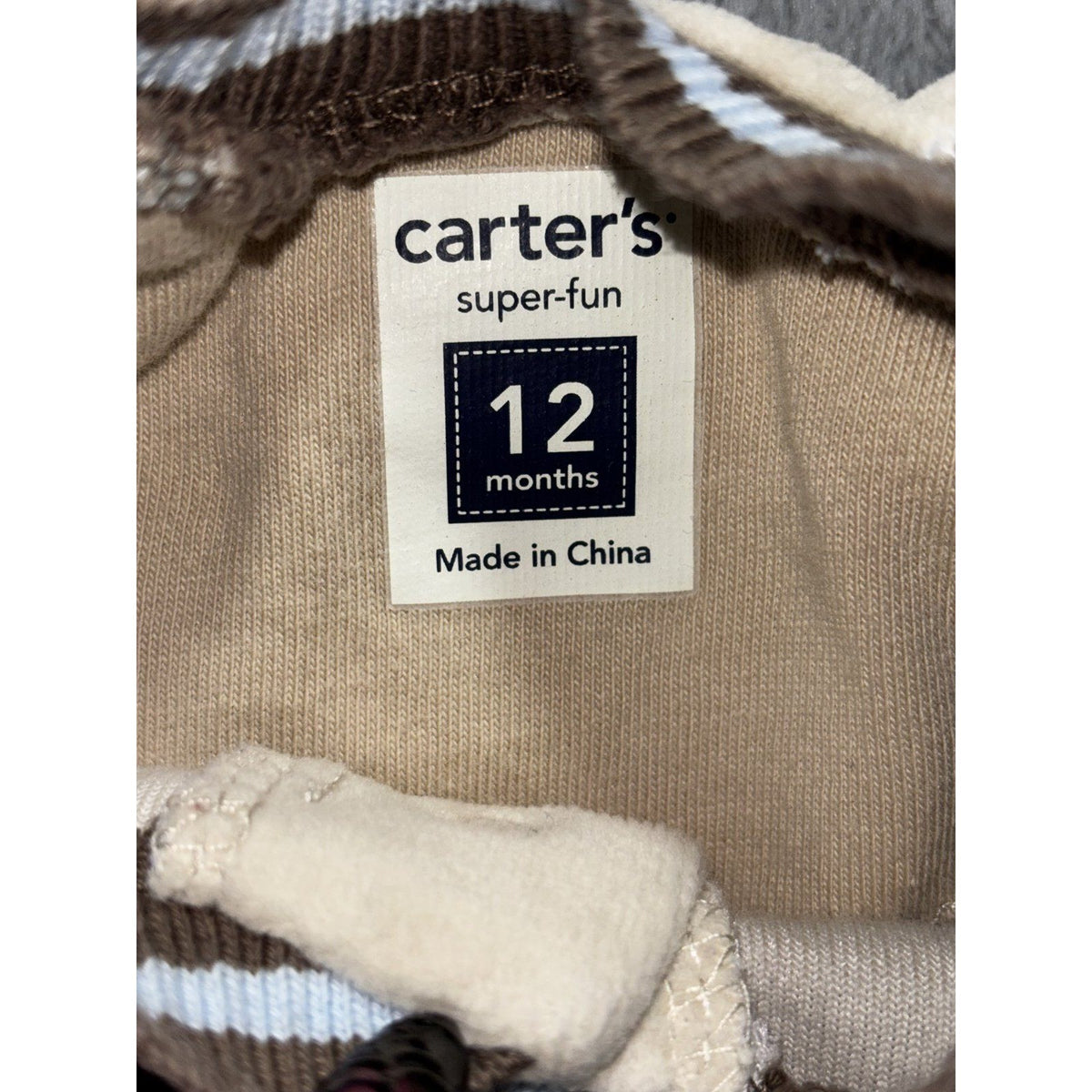 Carter's Baby Gap Baby 12M 5 Piece Bundle Plaid Shirt Romper Pants