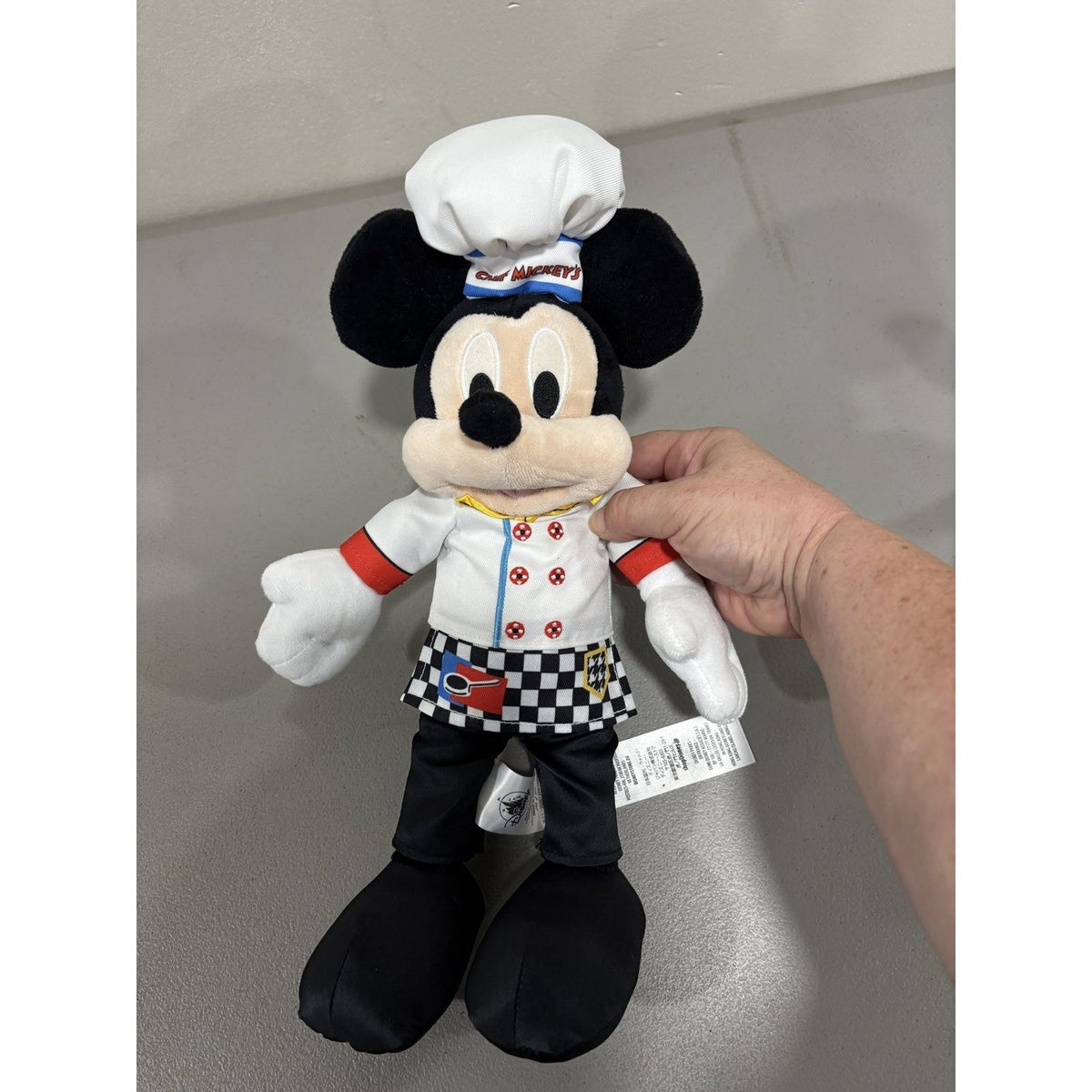Disney Parks Chef Mickey and Minnie Mouse Plush Set of 2 OS Chef Outfits Kids