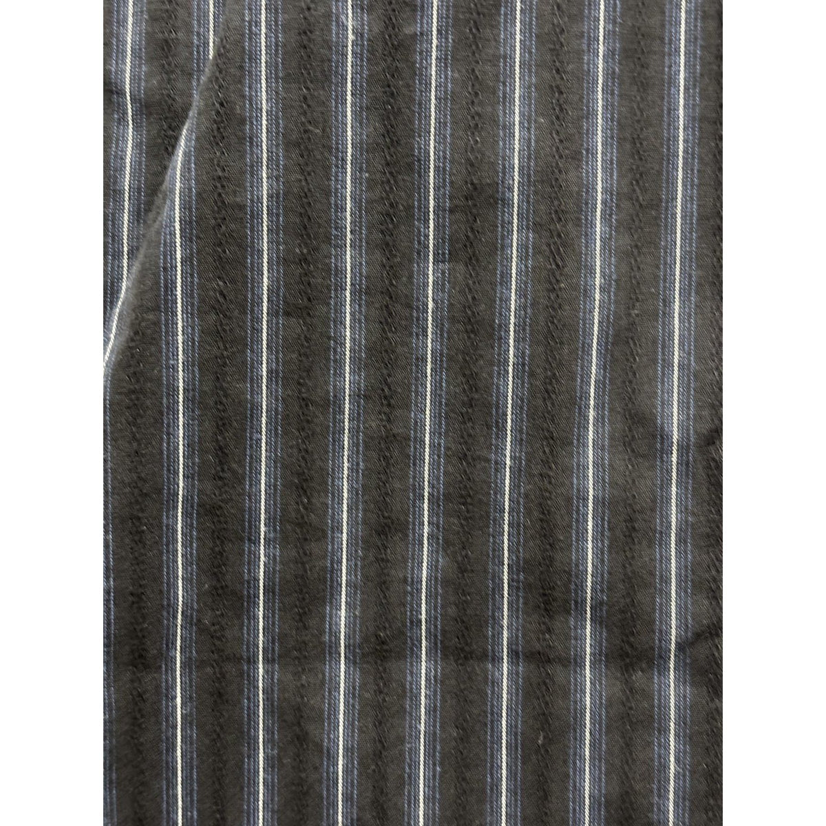 American Eagle Men's Black Pinstripe Shirt Size XL, photo 5 of 9