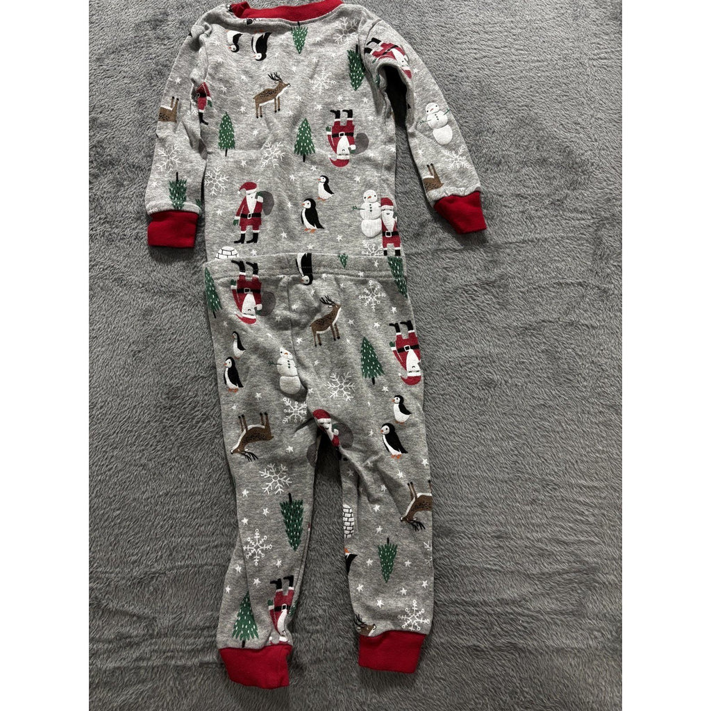 Disney Carter's Baby 12M 4 Set Bundle Frozen Olaf Pajamas Polar Bear Santa