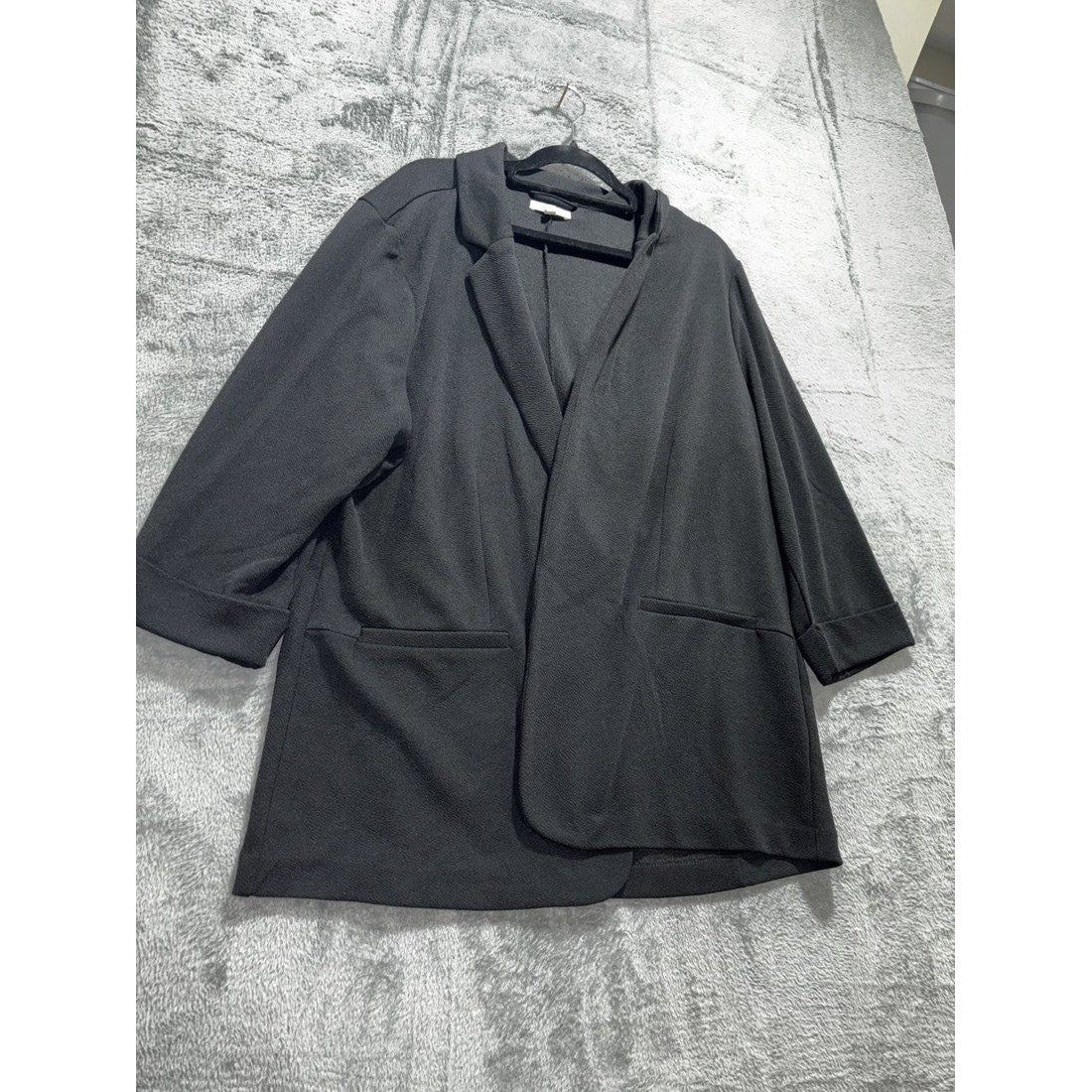 Maurices Women's Black Open Front Blazer Size 1X, photo 3 of 10