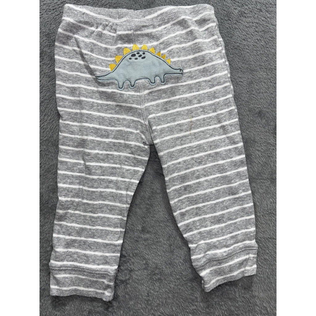 Carter's Baby 12M 8 Piece Bundle Bodysuits Tee Shorts Pants Dinosaur Turtle