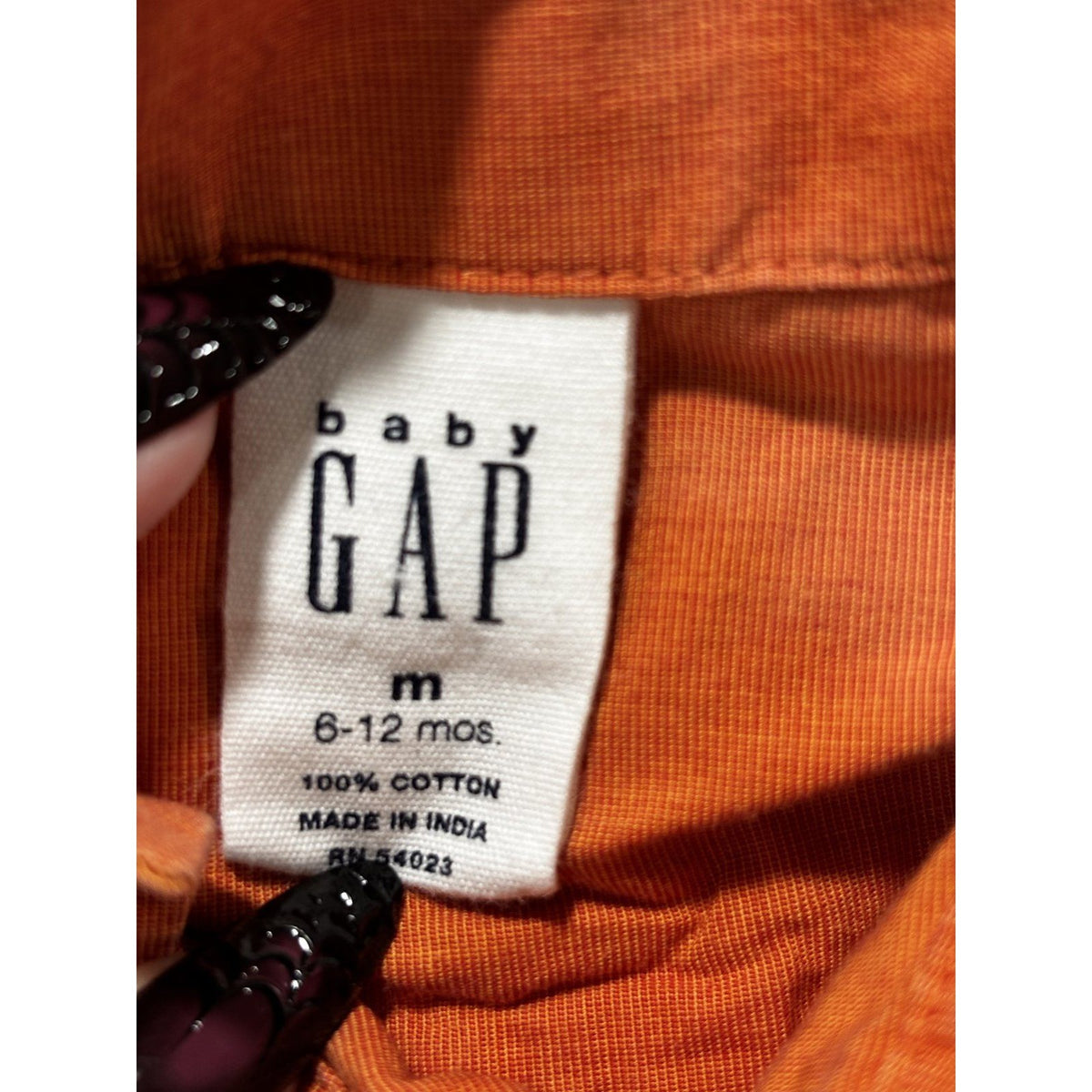 Carter's Baby Gap Baby 12M 5 Piece Bundle Plaid Shirt Romper Pants