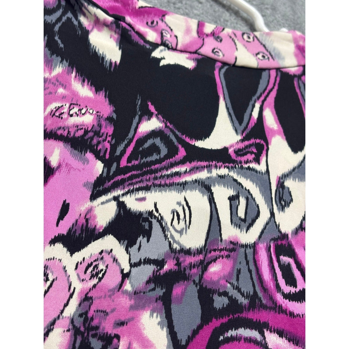 Dressbarn 1X Womens Purple Floral Cowl Neck Sleeveless Blouse Boho Casual NWT