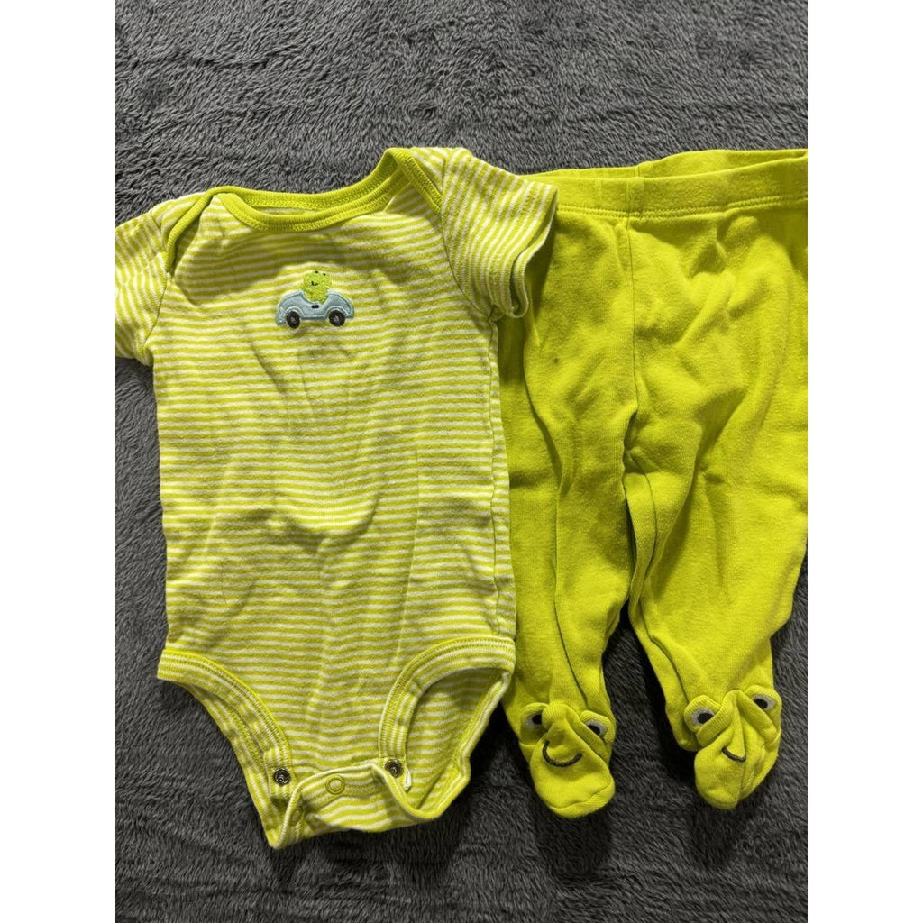 Carter's Baby Boy Overalls Bodysuits Lot 7 Pc 3M, photo 17 of 22