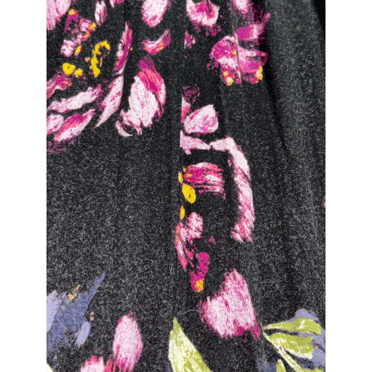 Elle Womens S Black Pink Floral Maxi Dress Lace Back Boho Casual