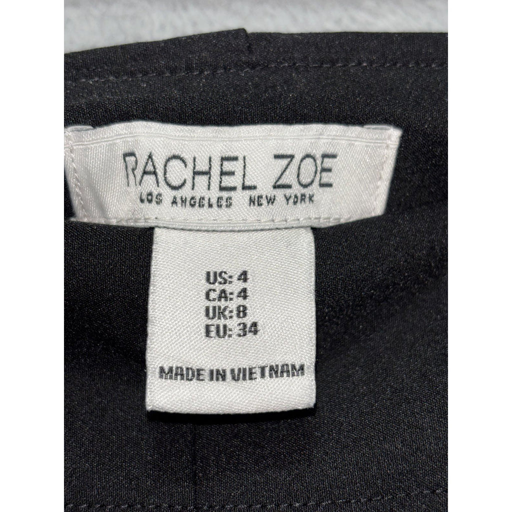 Rachel Zoe Women's Black Pull On Dress Pants Size 4, photo 8 of 12