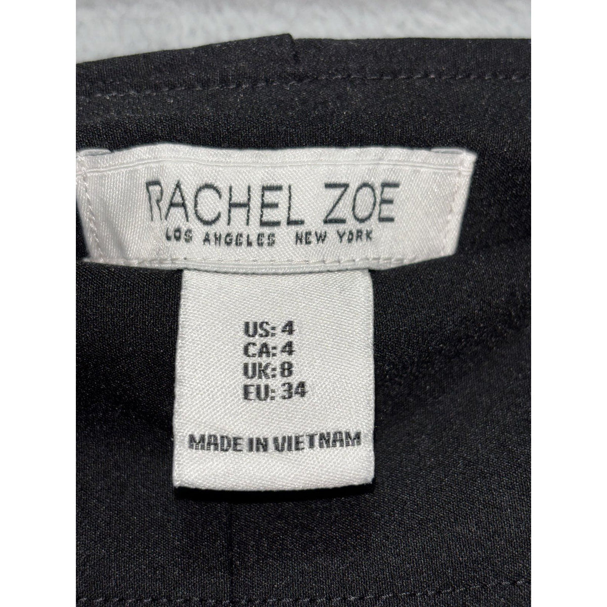 Rachel Zoe Women's Black Pull On Dress Pants Size 4, photo 8 of 12