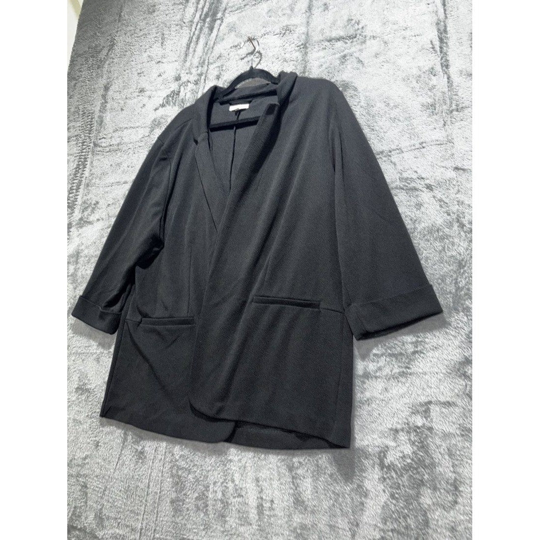 Maurices Women's Black Open Front Blazer Size 1X, photo 2 of 10