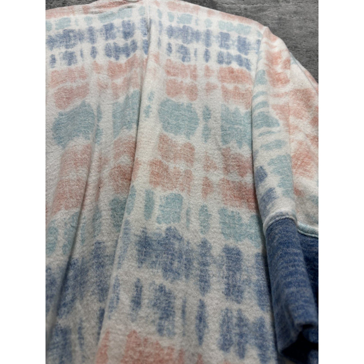 LuLaRoe Womens L Tie Dye Open Front Cardigan Casual Boho