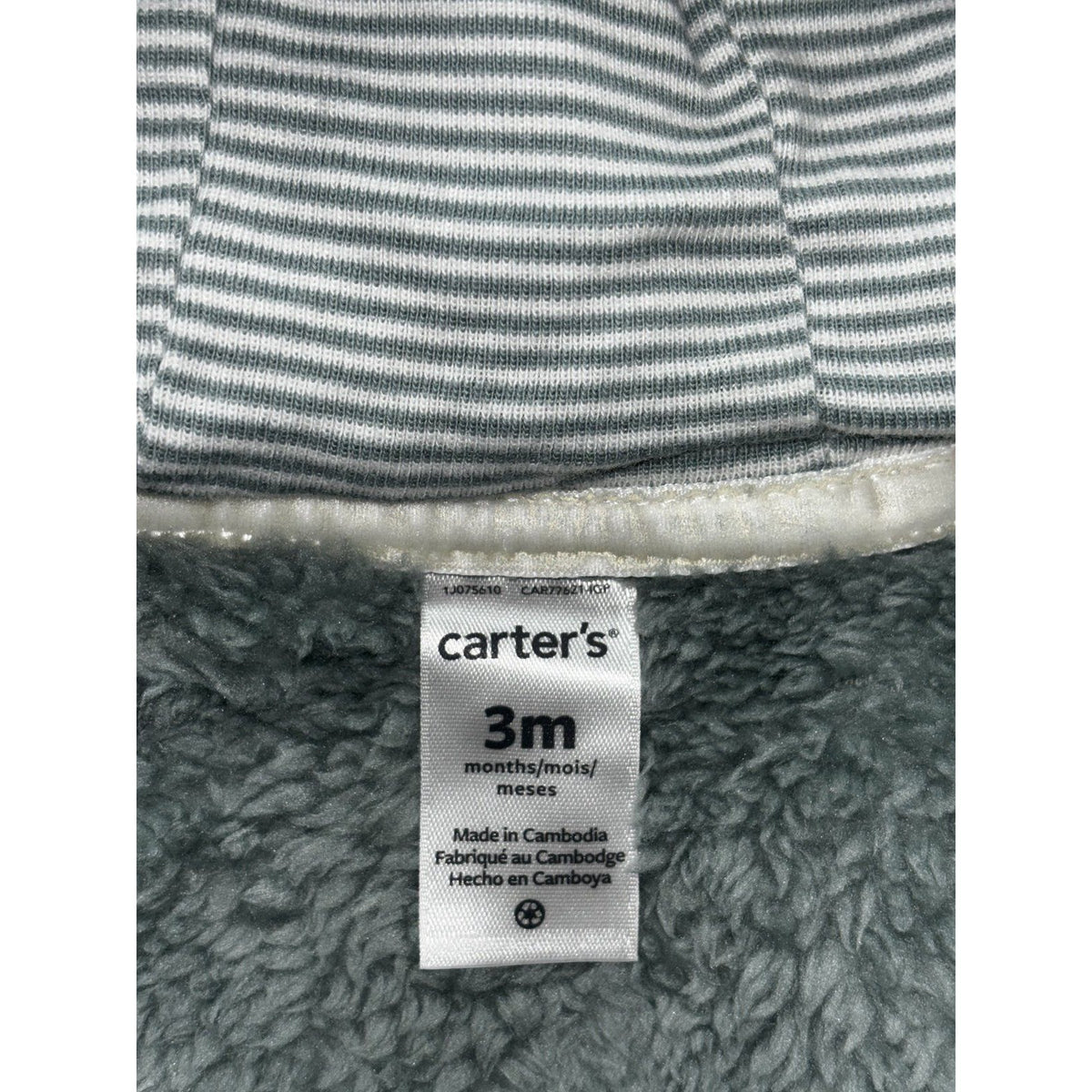 Carter's Just One You Baby Boy 3M 8 Piece Bundle Bunting Sleeper Plaid Pants