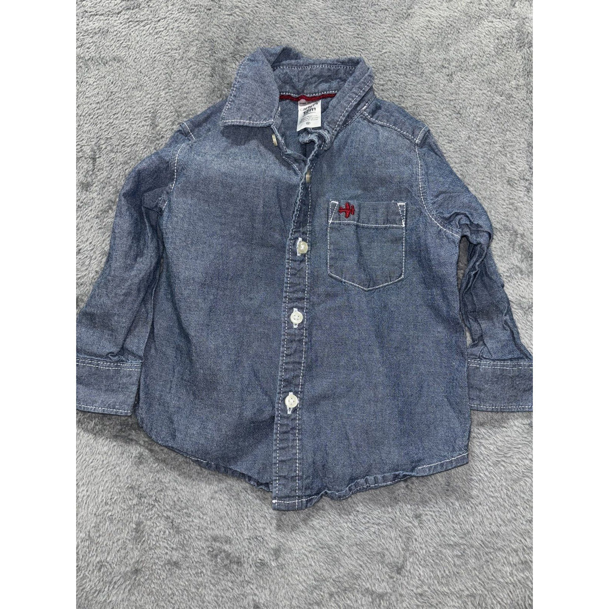 OshKosh & Carter's Baby Denim Lot 4 Pieces 12M, photo 9 of 15