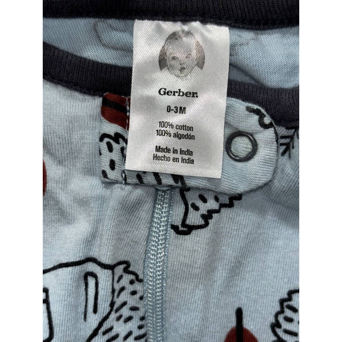 Gerber Cloud Island Baby Boy Lot 6 Pieces 0-3M, photo 13 of 17