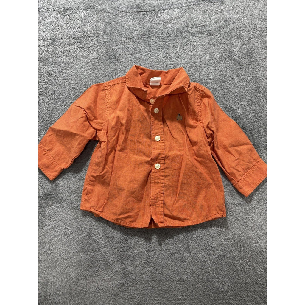 Carter's Baby Gap Baby 12M 5 Piece Bundle Plaid Shirt Romper Pants