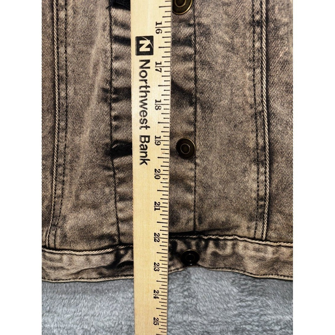 Time and Tru Women's Brown Denim Jacket Size XXXL, photo 6 of 9
