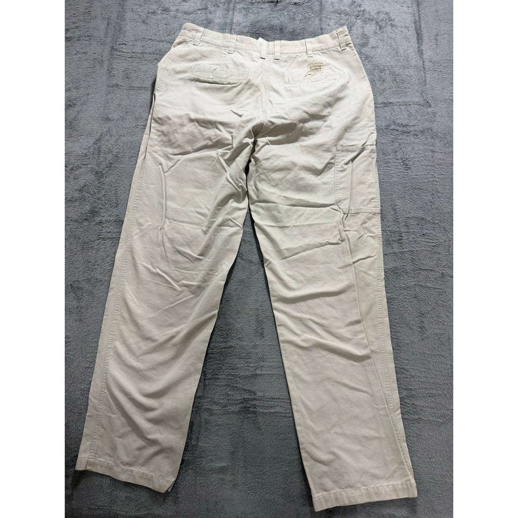 Columbia 38x34 Beige Chino Pants Mens Casual Vintage