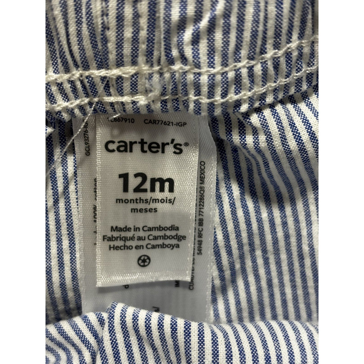 Carter's Baby 12M Blue Hooded Romper, babyGap Romper, Bodysuit and Shorts Set