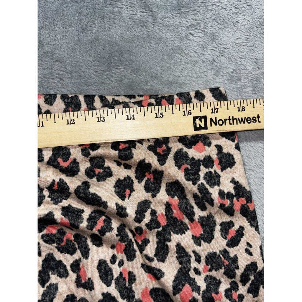 Cuddl Duds Women's Coral Leopard Lounge Set Size XL, photo 11 of 14