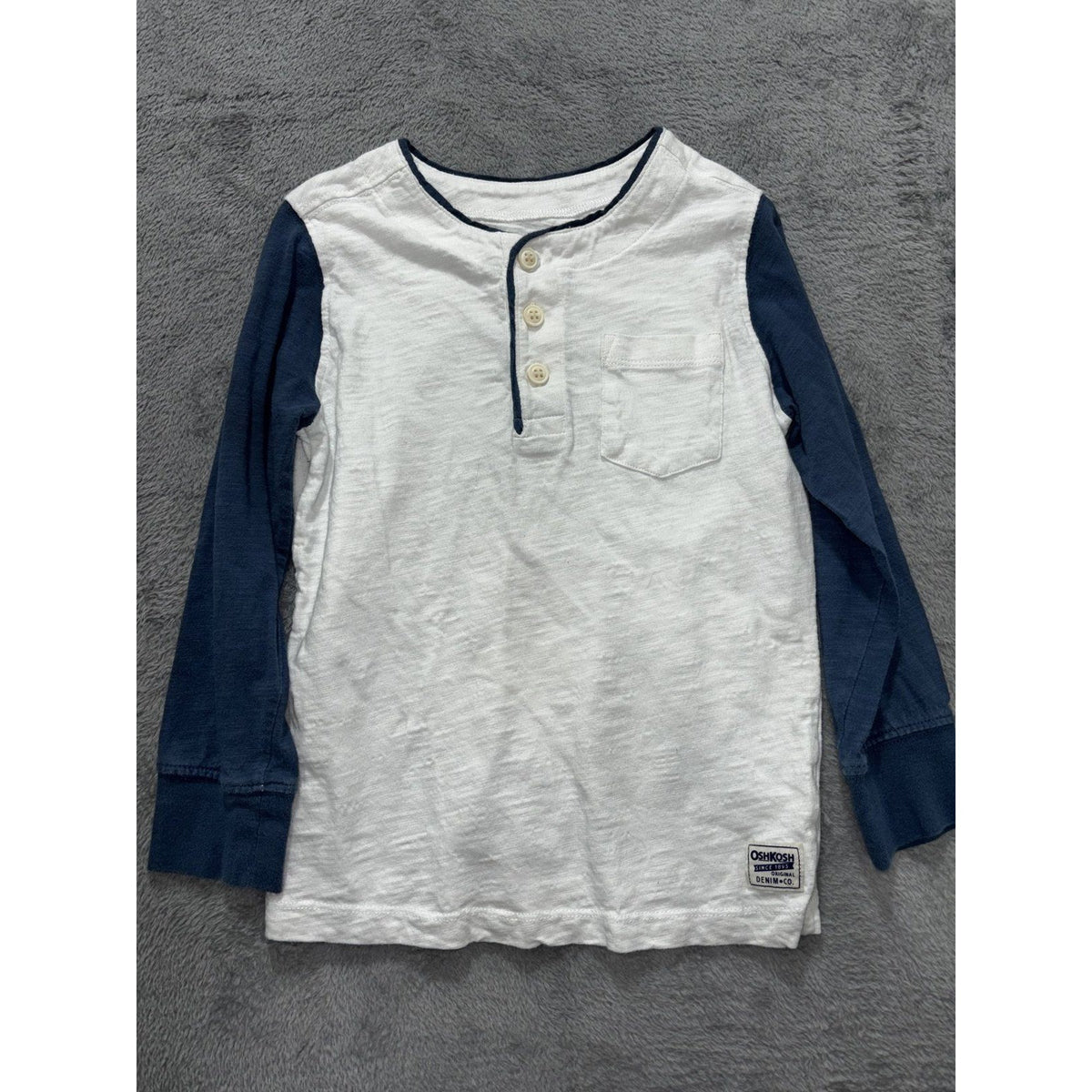 OshKosh B'gosh Carter's Boys 6 4 Piece Bundle Sweater Tops Brown Navy White