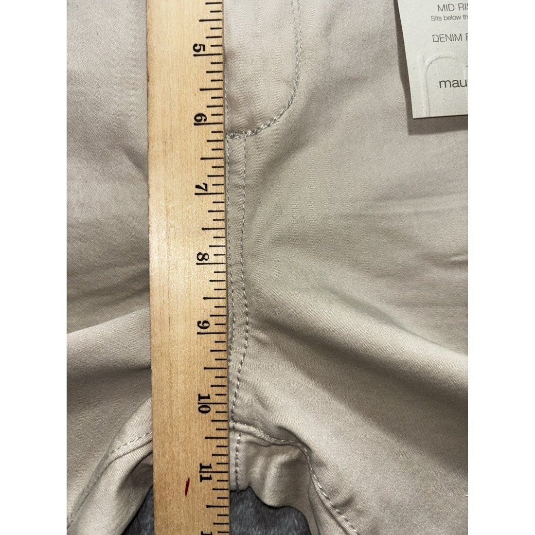 Maurices Women's Taupe Mid Rise Jegging Size XL, photo 8 of 13