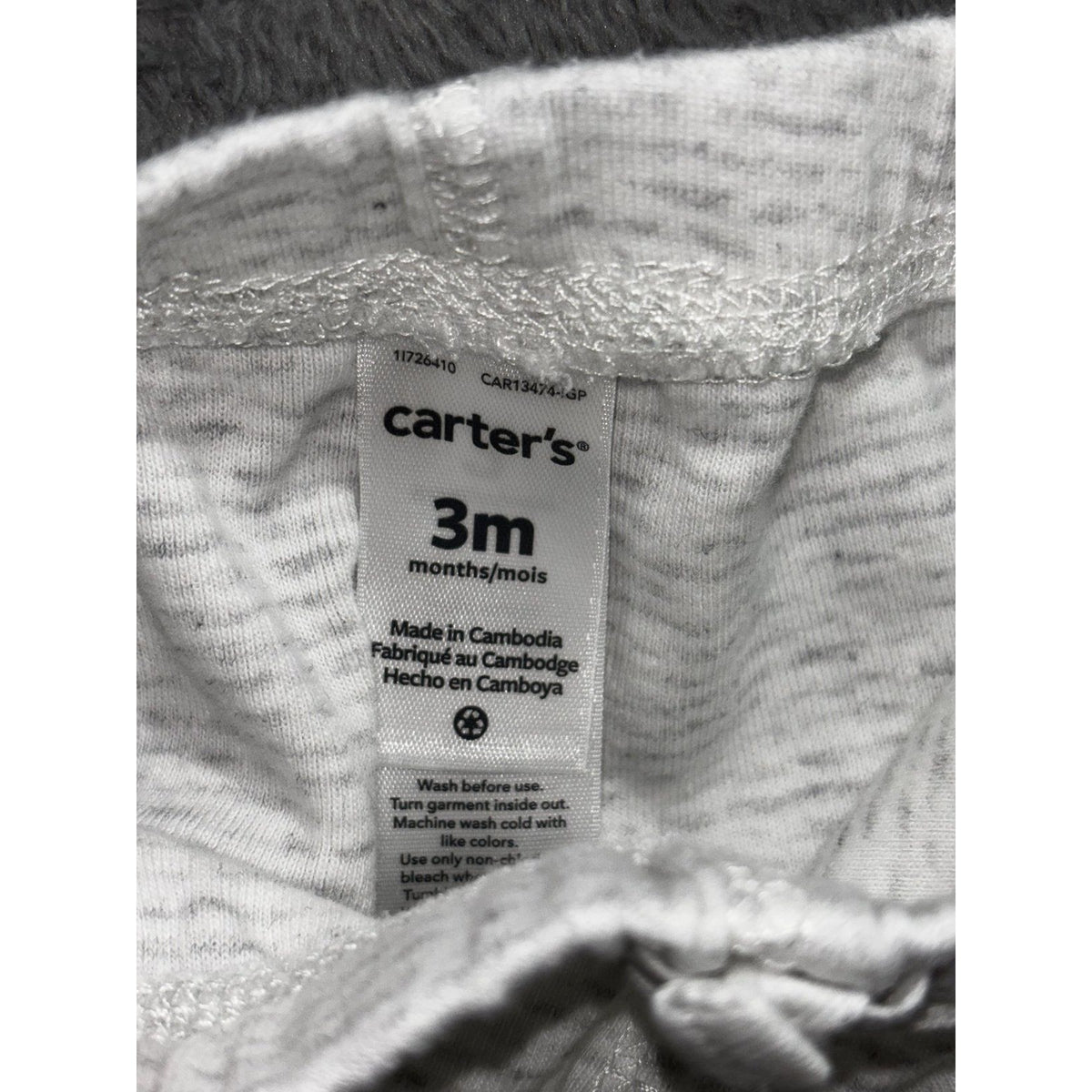 Carter's Baby Boy 3M 7 Piece Bundle Hoodie Tee Pants Bodysuits Blue Navy