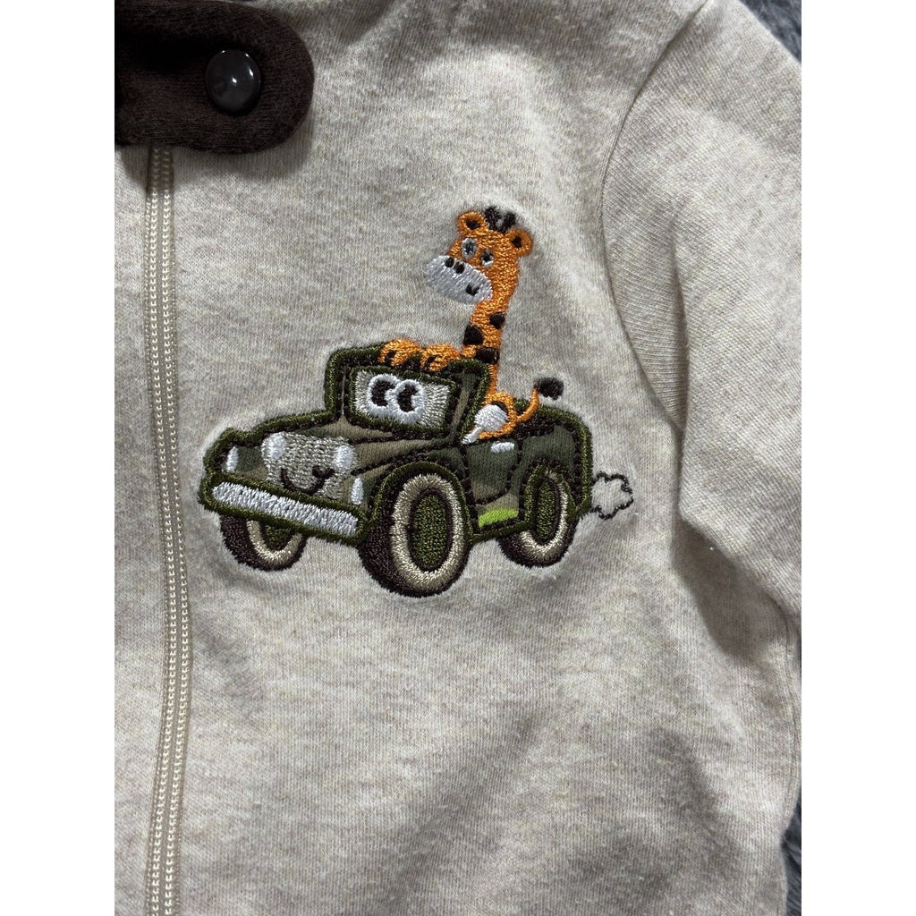 Carter's Baby Boy NB 6 Piece Bundle Sweatshirt Pants Bodysuits Sleeper Navy