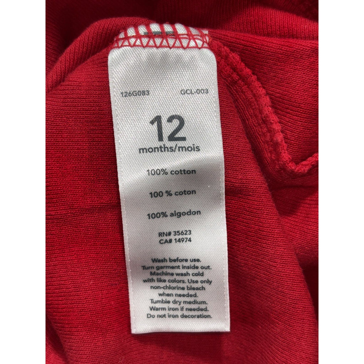 Carter's Baby Boy 12M 8 Piece Bundle Penguin Bodysuits Hoodie Pants Red Gray