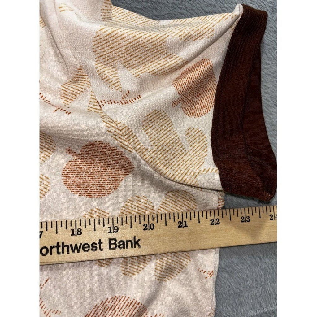 LuLaRoe Women's Cream Fall Ringer Tee Size XL, photo 7 of 10