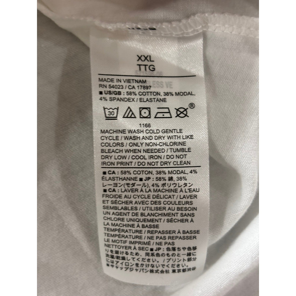 Banana Republic Women's White V-Neck Tee Size XXL, photo 8 of 13