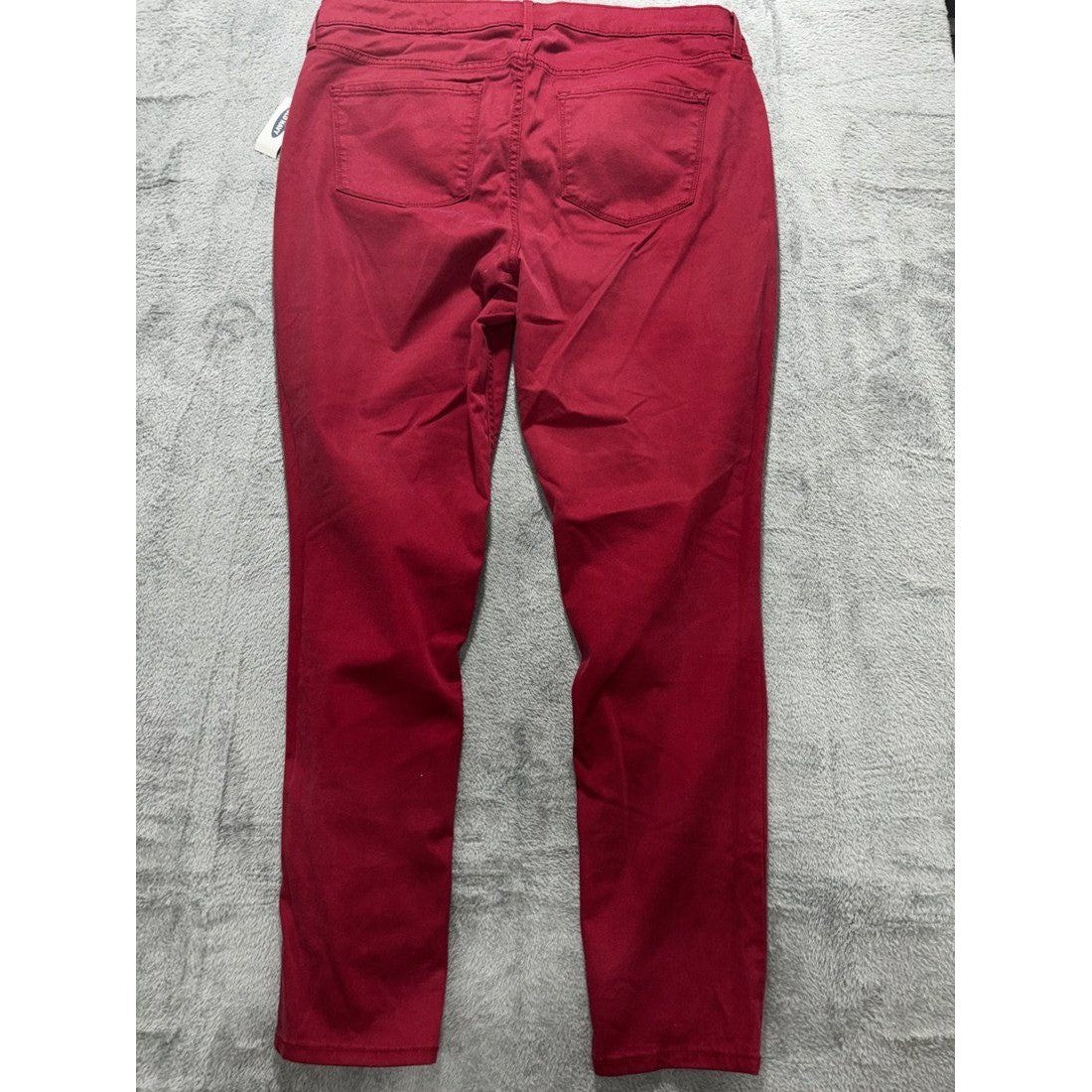 Old Navy Women's Burgundy Super Skinny Jeans Size 16, photo 10 of 11