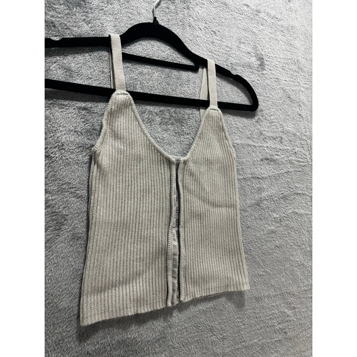 Zara Womens S Bundle 3pc Ribbed Tank Crop Top Gray Red