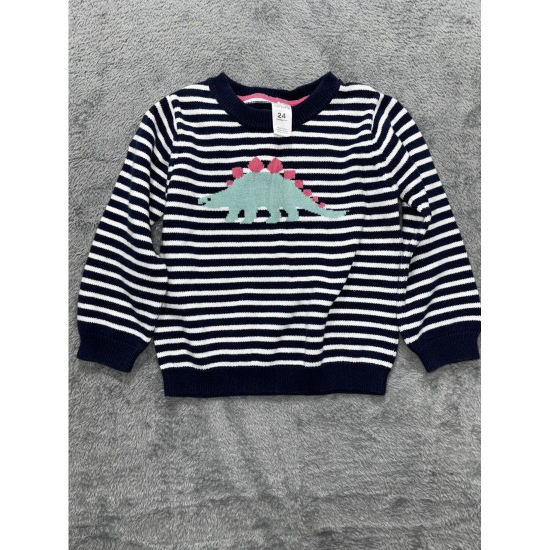 Carter's Baby Boy Dinosaur Sweater Lot 5 Pieces 24M, photo 2 of 23