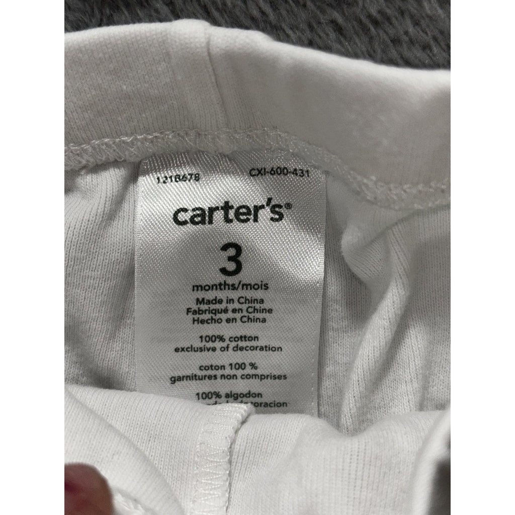 Carter's Just One You Baby Boy 3M 8 Piece Bundle Bunting Sleeper Plaid Pants