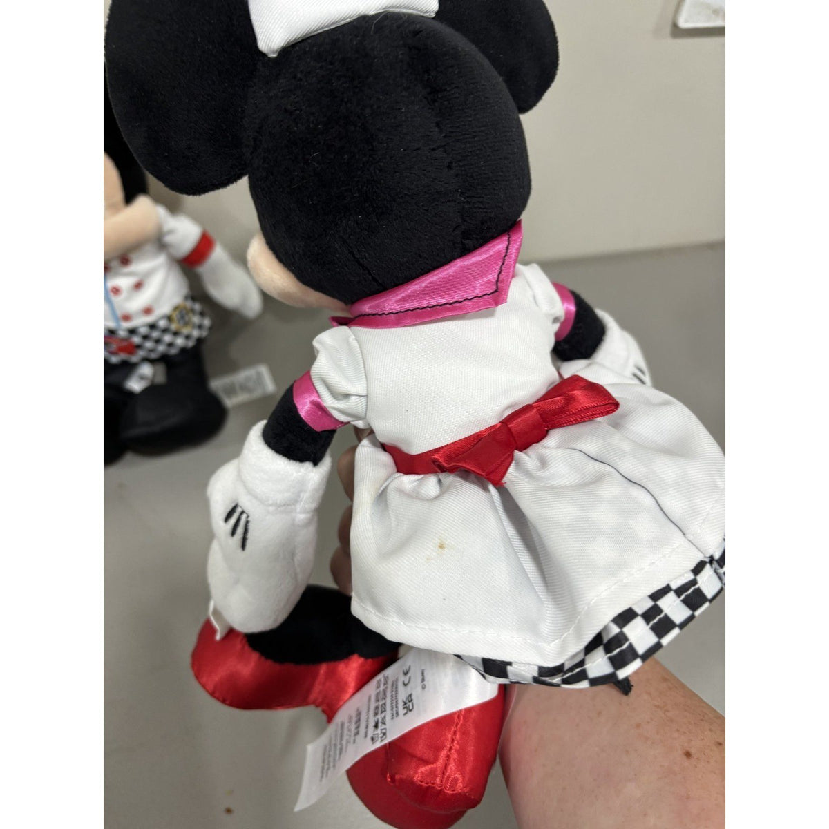 Disney Parks Chef Mickey and Minnie Mouse Plush Set of 2 OS Chef Outfits Kids