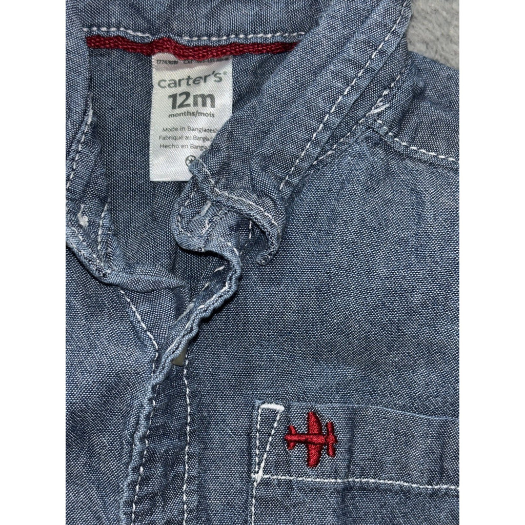 OshKosh & Carter's Baby Denim Lot 4 Pieces 12M, photo 10 of 15