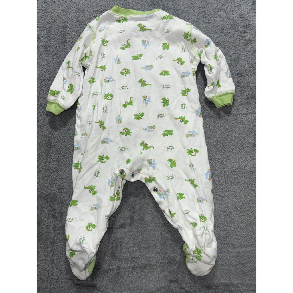Gerber Baby Boy 3-9M 6 Piece Bundle Sleeper Bodysuits Green Blue Navy