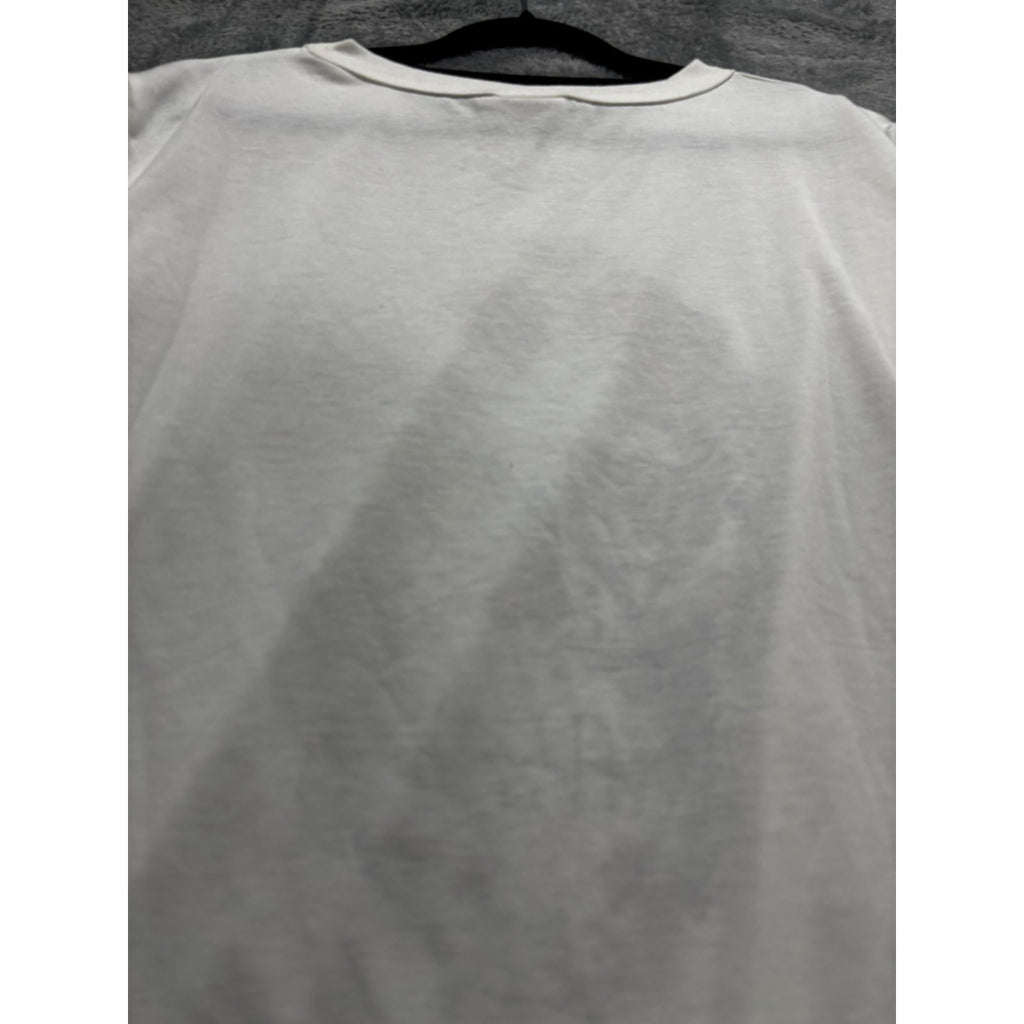 LuLaRoe Women's White Floral Skull Graphic Tee L, photo 9 of 9