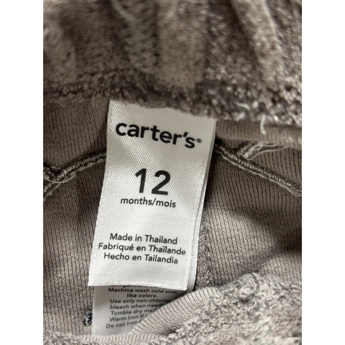 Carter's Baby Gap Baby 12M 5 Piece Bundle Plaid Shirt Romper Pants