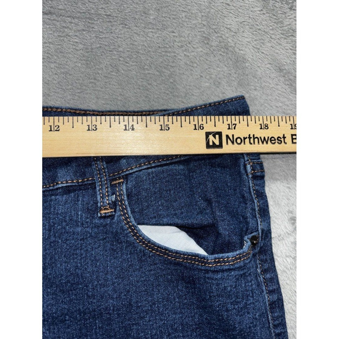 Old Navy Women's Dark Wash Skinny Jeans 16 Short, photo 4 of 11