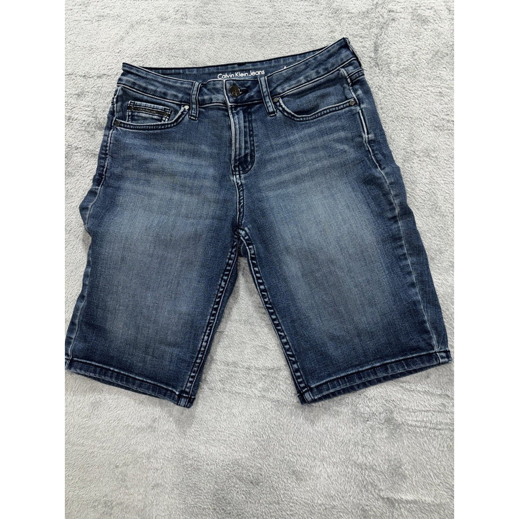 Calvin Klein Women's Medium Wash Denim Shorts Size 4, photo 2 of 12