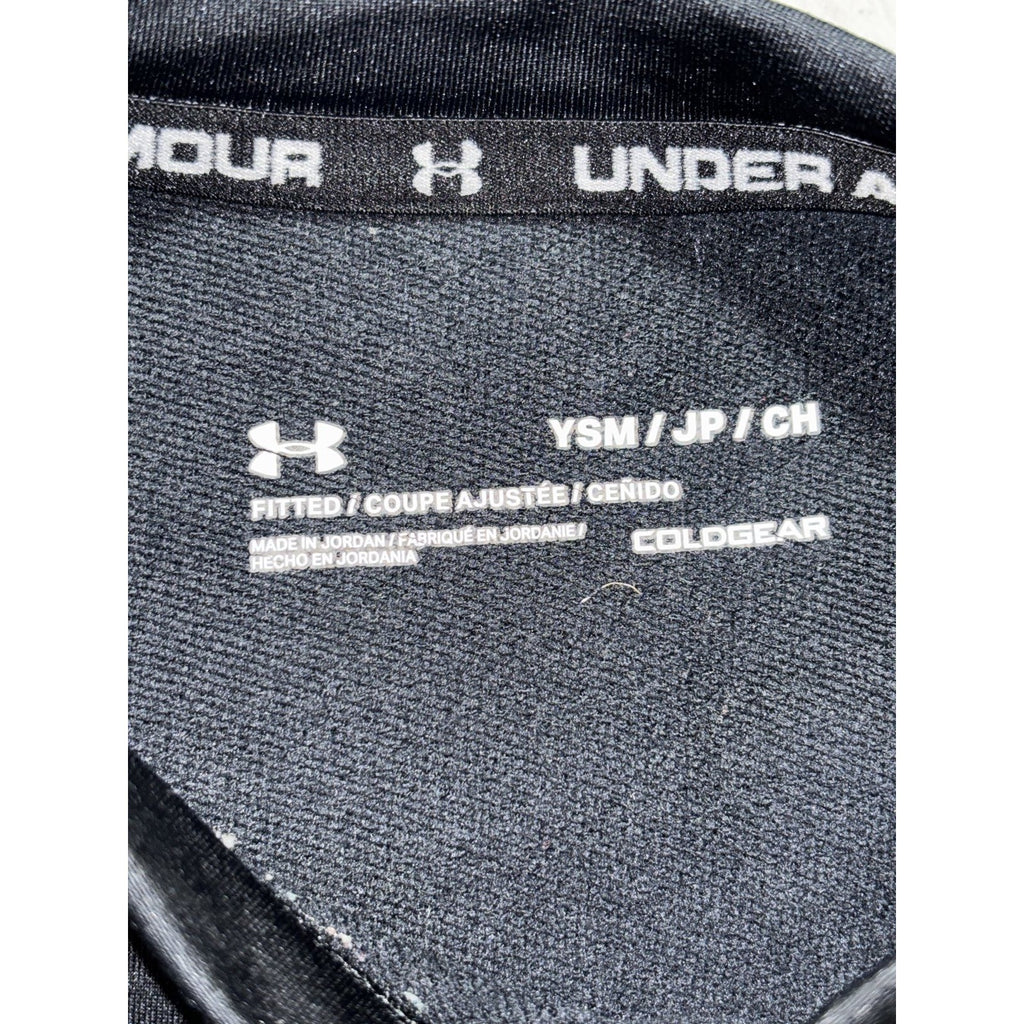 Under Armour Youth XS S 6 Pc Black Gray Athletic Bundle Tops Shorts Leggings