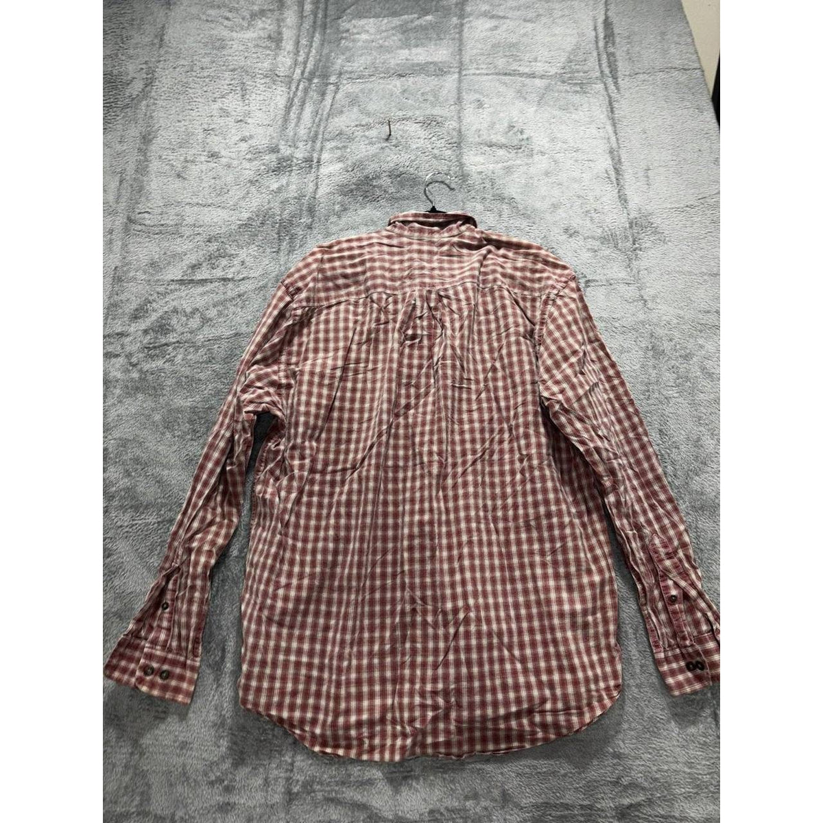 G.H. Bass & Co Men's Red Plaid Shirt Size L, photo 6 of 8