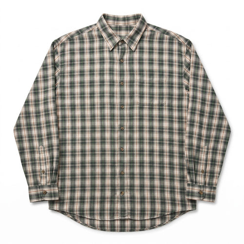 Arrow Men's Green Plaid Flannel Shirt Size XLT