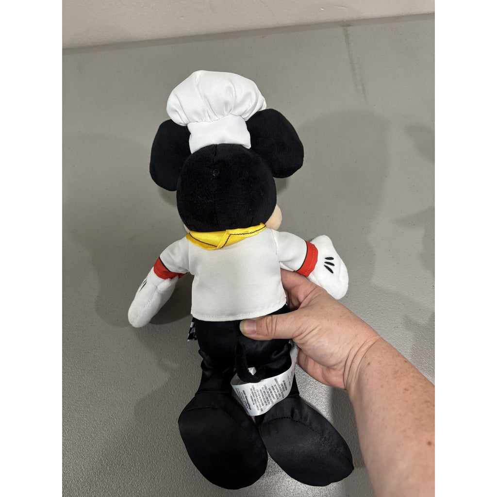 Disney Parks Chef Mickey and Minnie Mouse Plush Set of 2 OS Chef Outfits Kids